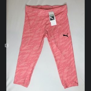 PUMA girls leggings in pink